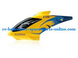 Shcong DFD F106 RC helicopter accessories list spare parts head cover (Yellow)
