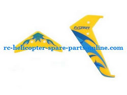 Shcong DFD F106 RC helicopter accessories list spare parts Tail decorative set (Blue)