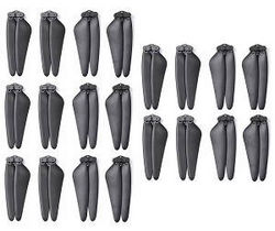 Shcong SJRC F11, F11 PRO, F11 4K PRO, F11s PRO, F11s 4k PRO RC Drone accessories list spare parts main blades 5 sets (Black)