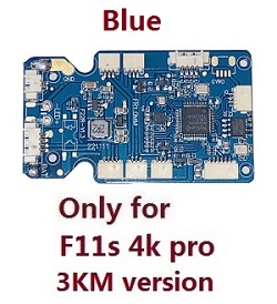 Shcong SJRC F11, F11 PRO, F11 4K PRO, F11s PRO, F11s 4k PRO RC Drone accessories list spare parts Blue PCB receiver board (Only for F11s 4k Pro 3km version) - Click Image to Close