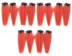 Shcong SJRC F11, F11 PRO, F11 4K PRO, F11s PRO, F11s 4k PRO RC Drone accessories list spare parts main blades 3 sets (Red)