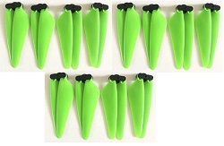 Shcong SJRC F11, F11 PRO, F11 4K PRO, F11s PRO, F11s 4k PRO RC Drone accessories list spare parts main blades 3 sets (Green)