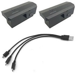 * Hot Deal * SJRC F11, F11 PRO, F11 4K PRO, F11s PRO, F11s 4k PRO 11.1V 2500mAh battery*2 + 1 to 3 USB wire