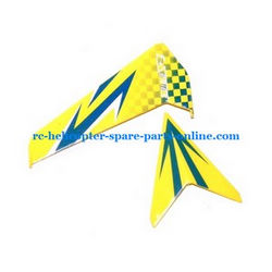 Shcong DFD F162 helicopter accessories list spare parts tail decorative set yellow color
