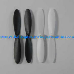Shcong DFD F180 F180D F180C quadcopter accessories list spare parts main blades propellers (Black-White)