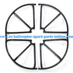 Shcong JJRC H8 H8C H8D quadcopter accessories list spare parts outer protection frame set (Black)