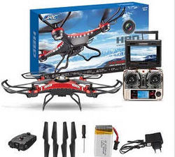 Shcong JJRC H8D RC quadcopter with 5.8G FPV camera and monitor