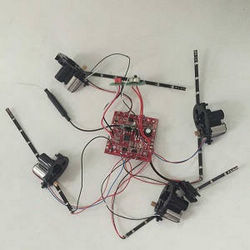 Shcong DFD F183 F183D quadcopter accessories list spare parts PCB board with main motors and LED set