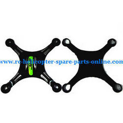 Shcong DFD F183 F183D quadcopter accessories list spare parts upper and lower cover (Black)