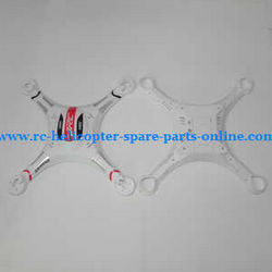 Shcong DFD F183 F183D quadcopter accessories list spare parts upper and lower cover (White)