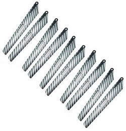 Shcong MJX F45 F645 helicopter accessories list spare parts main blades 5sets