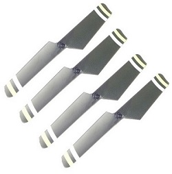 Shcong MJX F45 F645 F-series helicopter accessories list spare parts tail blade (Green) 4pcs