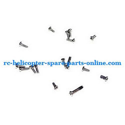 Shcong MJX F47 F647 RC helicopter accessories list spare parts screws set