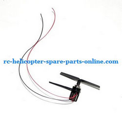 Shcong MJX F47 F647 RC helicopter accessories list spare parts tail blade + tail motor + tail motor deck (set)