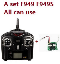 Shcong Wltoys WL F949 F949S Cessna-182 Airplanes Helicopter accessories list spare parts PCB receiver board and remote controller transmitter (A set all can use)