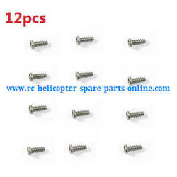 Shcong Wltoys WL F959 F959S Airplanes Helicopter accessories list spare parts secrews (12pcs)