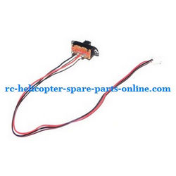 Shcong FQ777-502 helicopter accessories list spare parts on/off switch wire