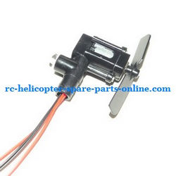 Shcong FQ777-505 helicopter accessories list spare parts tail blade + tail motor + tail motor deck + tail LED light (set)