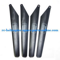 Shcong FQ777-555 helicopter accessories list spare parts main blades (2x upper + 2x lower)