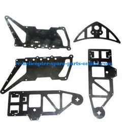 Shcong FQ777-603 helicopter accessories list spare parts metal frame