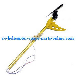 Shcong FQ777-777D FQ777-777 RC helicopter accessories list spare parts tail set (Golden)