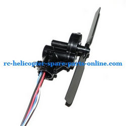 Shcong FQ777-777D FQ777-777 RC helicopter accessories list spare parts tail blade + tail motor + tail motor deck (set)