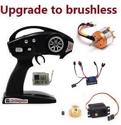 Shcong Feiyue FY01 FY02 FY03 FY03H FY04 FY05 RC truck car accessories list spare parts upgrade to brushless motor set with transmitter