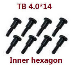 Shcong Feiyue FY06 FY07 RC truck car accessories list spare parts inner hexagon screws TB 4.0*14 8pcs
