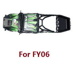 Shcong Feiyue FY06 FY07 RC truck car accessories list spare parts upper cover car shell frame assembly for FY06 Green
