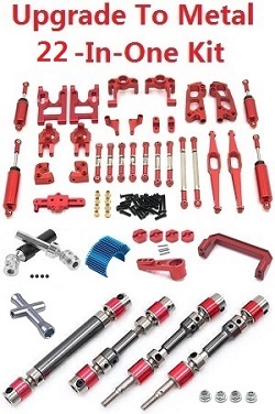 Feiyue FY06 FY07 upgrade to metal parts group 22-In-One Kit Red