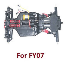 Shcong Feiyue FY06 FY07 RC truck car accessories list spare parts main body drive module assembly with brushless motor (Front + Middle + Rear) For FY07