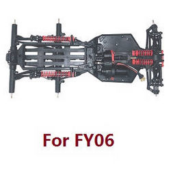 Shcong Feiyue FY06 FY07 RC truck car accessories list spare parts main body drive module assembly with brushless motor (Front + Middle + Rear) For FY07
