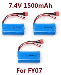 Shcong Feiyue FY06 FY07 RC truck car accessories list spare parts 7.4V 1500mAh battery 3pcs For FY07