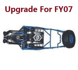 Shcong Feiyue FY06 FY07 RC truck car accessories list spare parts upper cover car shell frame assembly Upgrade for FY07 Blue