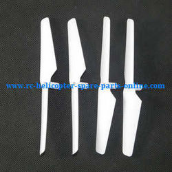 Shcong JJRC H10 quadcopter accessories list spare parts main blades propellers (White)