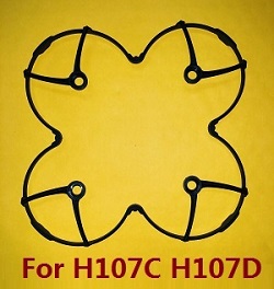 Shcong H107C H107D Hubsan X4 RC Quadcopter accessories list spare parts protection frame set Black