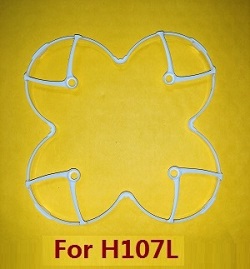 Shcong H107L Hubsan X4 RC Quadcopter accessories list spare parts protection frame set White