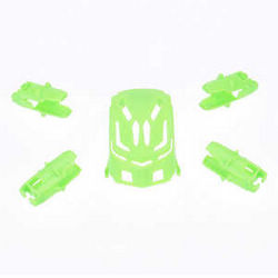 Shcong Hubsan H111 H111C H111D RC Quadcopter accessories list spare parts body cover and motor deck (H111 Green)