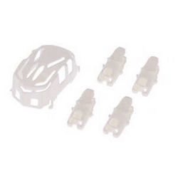 Shcong Hubsan H111 H111C H111D RC Quadcopter accessories list spare parts body cover and motor deck (H111 White)