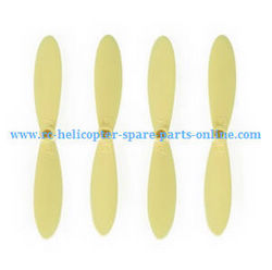 Shcong Hubsan H122D RC Quadcopter accessories list spare parts main blades (Yellow)