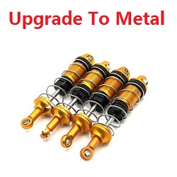MJX Hyper Go H16 V1 V2 V3 H16H H16E H16P H16HV2 H16EV2 H16PV2 upgrade to metal shock absorber (Gold)