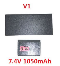 MJX Hyper Go H16 V1 V2 V3 H16H H16E H16P H16HV2 H16EV2 H16PV2 7.4V 1050mAh battery (Old version V1) - Click Image to Close