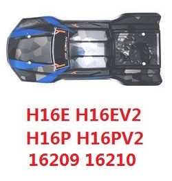 MJX Hyper Go 16209 16210 car shell (Blue) 1601E