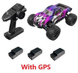 MJX H16HV2 RC car with GPS and 3 battery RTR Red