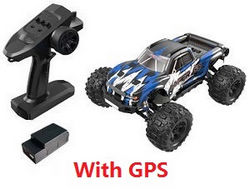 MJX H16H V3 RC car with GPS and 1 battery RTR Blue