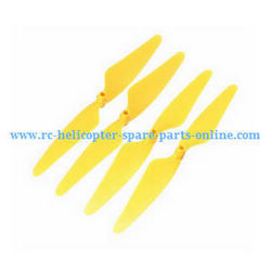 Shcong Hubsan H216A RC Quadcopter accessories list spare parts main blades (Yellow)