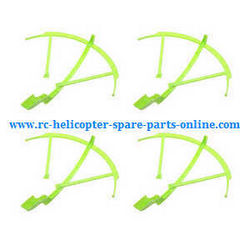 Shcong JJRC H26 H26C H26W H26D H26WH quadcopter accessories list spare parts outer protection frame set (Green)