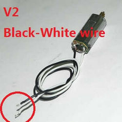 Shcong JJRC H26 H26C H26W H26D H26WH quadcopter accessories list spare parts main motor (V2 Black-White wire with plug)