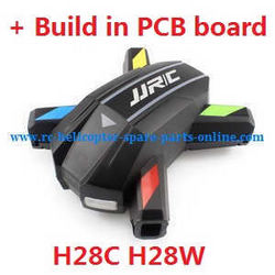 Shcong JJRC H28 H28C H28W H28WH quadcopter accessories list spare parts upper and lower cover + PCB board (Set) H28WH