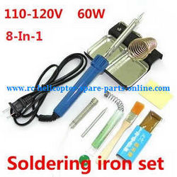 Shcong Hubsan H301S SPY HAWK RC Airplane accessories list spare parts 8-In-1 Voltage 110-120V 60W soldering iron set